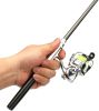 Fishing Rod Reel Combo Mini Pen Fishing Pole Kit Telescopic Fishing Rod Spinning Reel Combo Kit