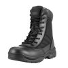 Men's Military Tactical Boots, 8 inch Combat Hiking Work Boots, Lightweight & Breathable Side Zipper Mens Motorcycle Interceptor Trooper Boot