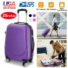 20 Inch Hardside Spinner Luggage Hard Shell Travel Suitcase Portable Heavy-Duty Luggage Carry-on with 360°Rotatable Wheels Lightweight