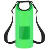 Floating Waterproof Dry Bag Floating Dry Sacks with Observable Window 20L Roll Top Lightweight Dry Storage Bag for Kayaking Rafting Boating Swimming C
